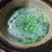 鱈と大根の鍋の汁の雑炊|はやとさん