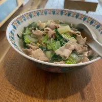 豚バラ白菜ラーメン|いがをさん