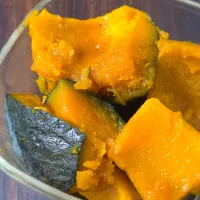 冷凍かぼちゃのレンジ煮|ぱんだのままんさん