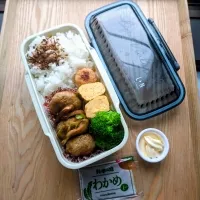 ゴボウ入り豚つくね弁当|みわさん