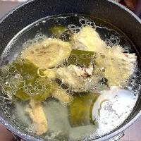 鶏ガラスープ|みーこさん