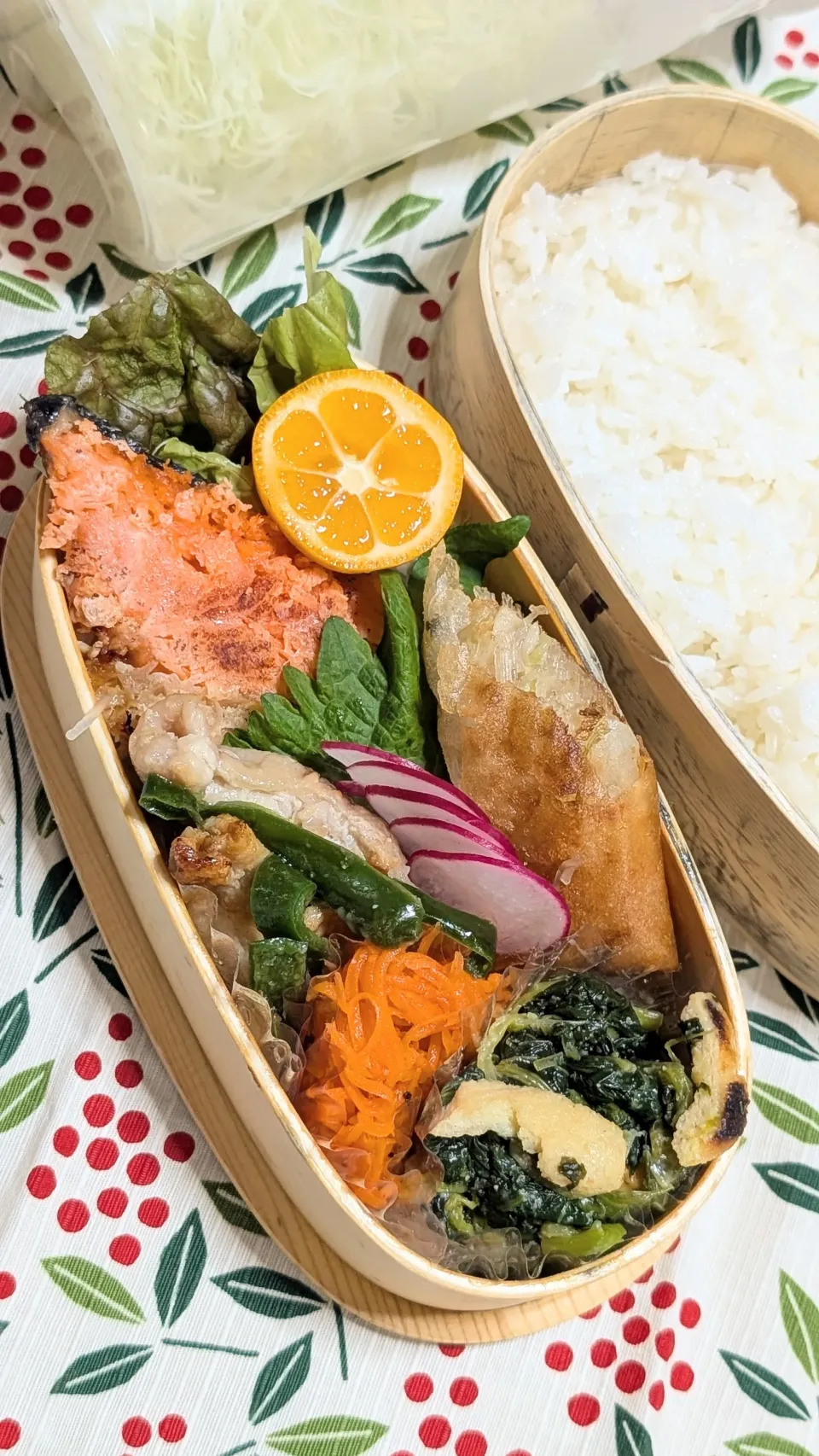 本日のお弁当〜鮭の西京焼弁当|f.1125beさん