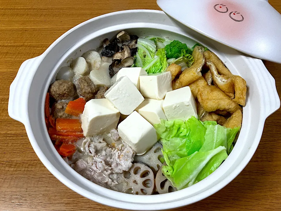 ＊具沢山ごま豆乳鍋🍲＊|＊抹茶＊さん