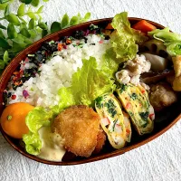 ＊0135. メカジキのカレーマヨフライ🐟娘ちゃんの高校生弁当🍱＊|＊抹茶＊さん