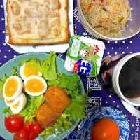 今日の朝ごはん。|くのっちさん