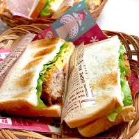 ミンチカツサンド|さっちゃんさん