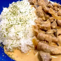 白いビーフストロガノフ|あきさん