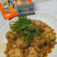 鶏団子の粘ぁ〜るソース💞|ひとみんΨ(*´∀｀)Ψさん