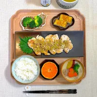 鶏むね肉のタン塩風の献立| すずさん