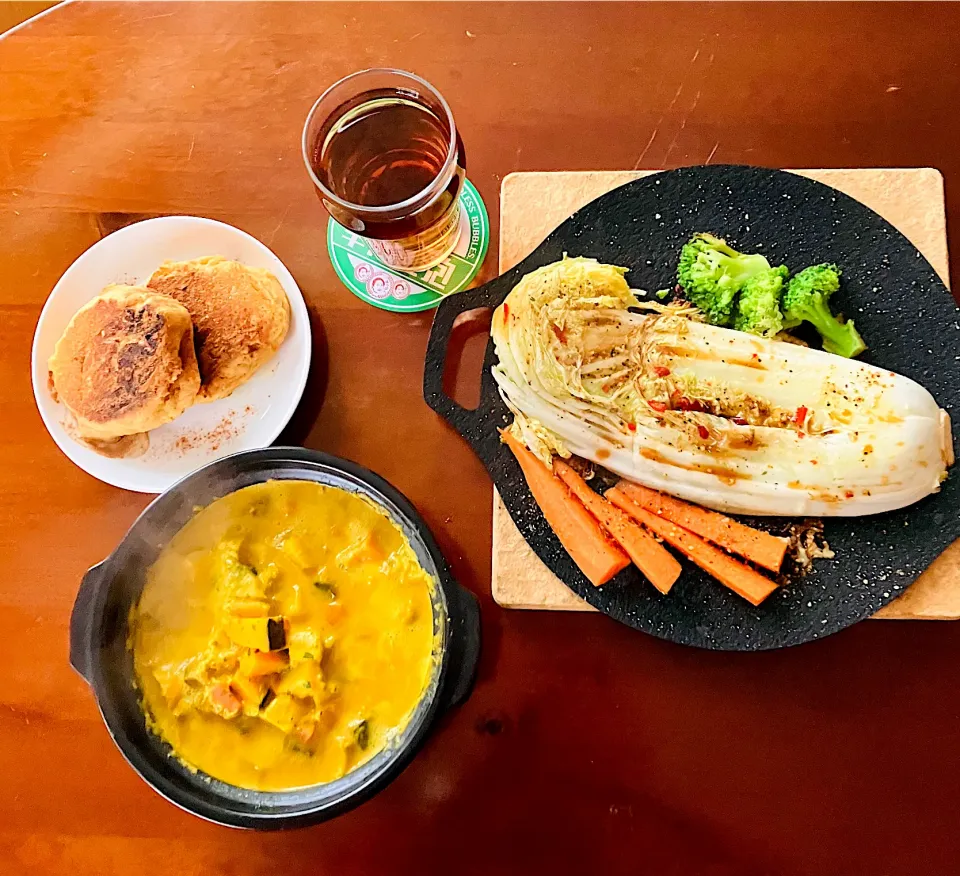 白菜ステーキ＆南瓜シチュー＆おからケーキ^ - ^|HAMI69さん
