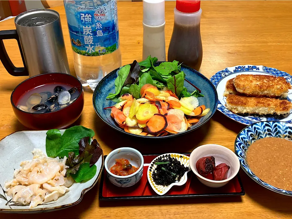 昨日の独り晩酌＆晩御飯|🐈⸒⸒⸒⸒つるのダンス🐈🐾さん