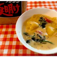 和風クリームシチューでポカポカ🥰|ワイントンさん