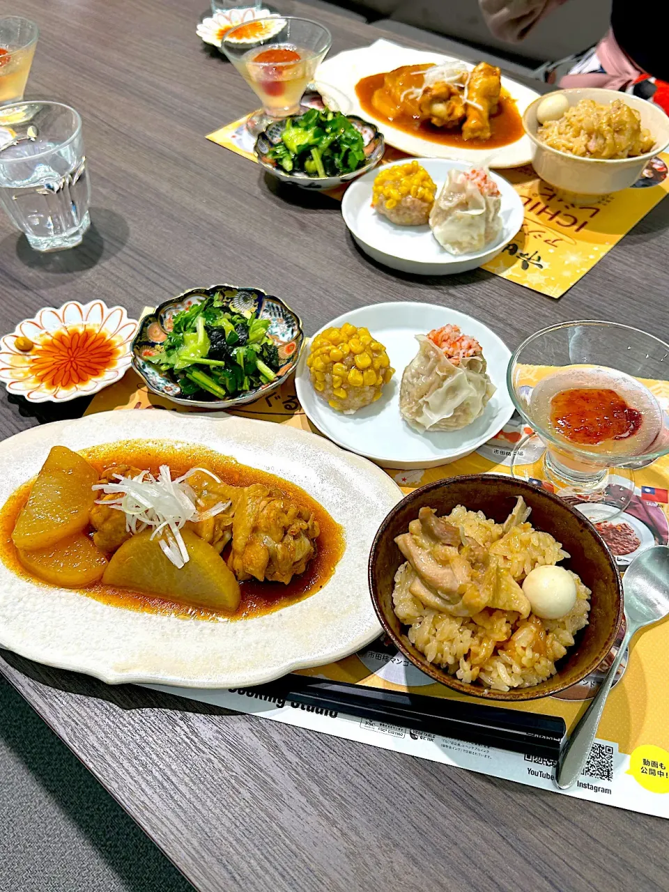 肉汁あふれる焼売と骨付き鶏のオイスター蒸し|yuminnさん