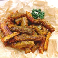 絶品！ごぼうの唐揚げ|あゆみ│ハレシピさん