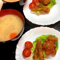 お雑煮と卵のオーブン焼きも|さっちゃんさん