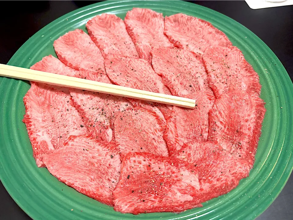 ②12月13日・［牛タン屋のコース🥰］・石焼タン😊✨（異常に柔らかかった🐮）|山勝さん