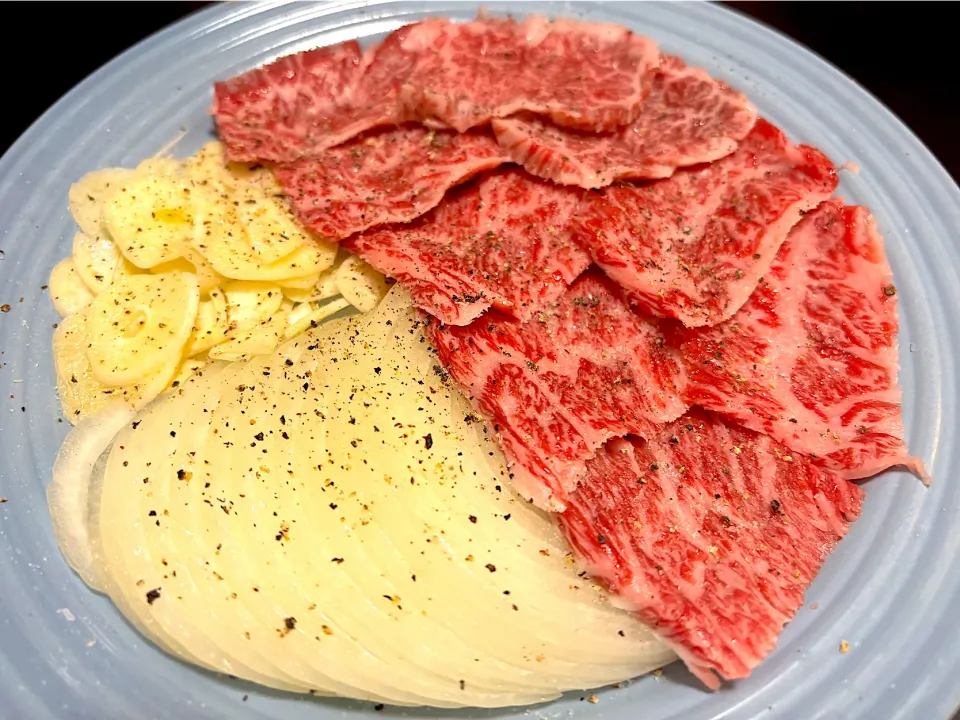 ④12月13日・［牛タン屋のコース🥰］・和牛ハラミのスタミナ焼き😊✨|山勝さん