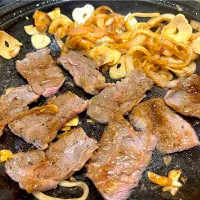 ⑤12月13日・［牛タン屋のコース🥰］・ハラミ焼いたら❣️こんな感じ😅✨|山勝さん