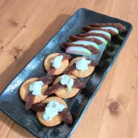 頂き物で酒のあて🥰| 地蔵菩薩さん