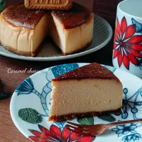 キャラメルチーズケーキ|B L U E 🍴さん