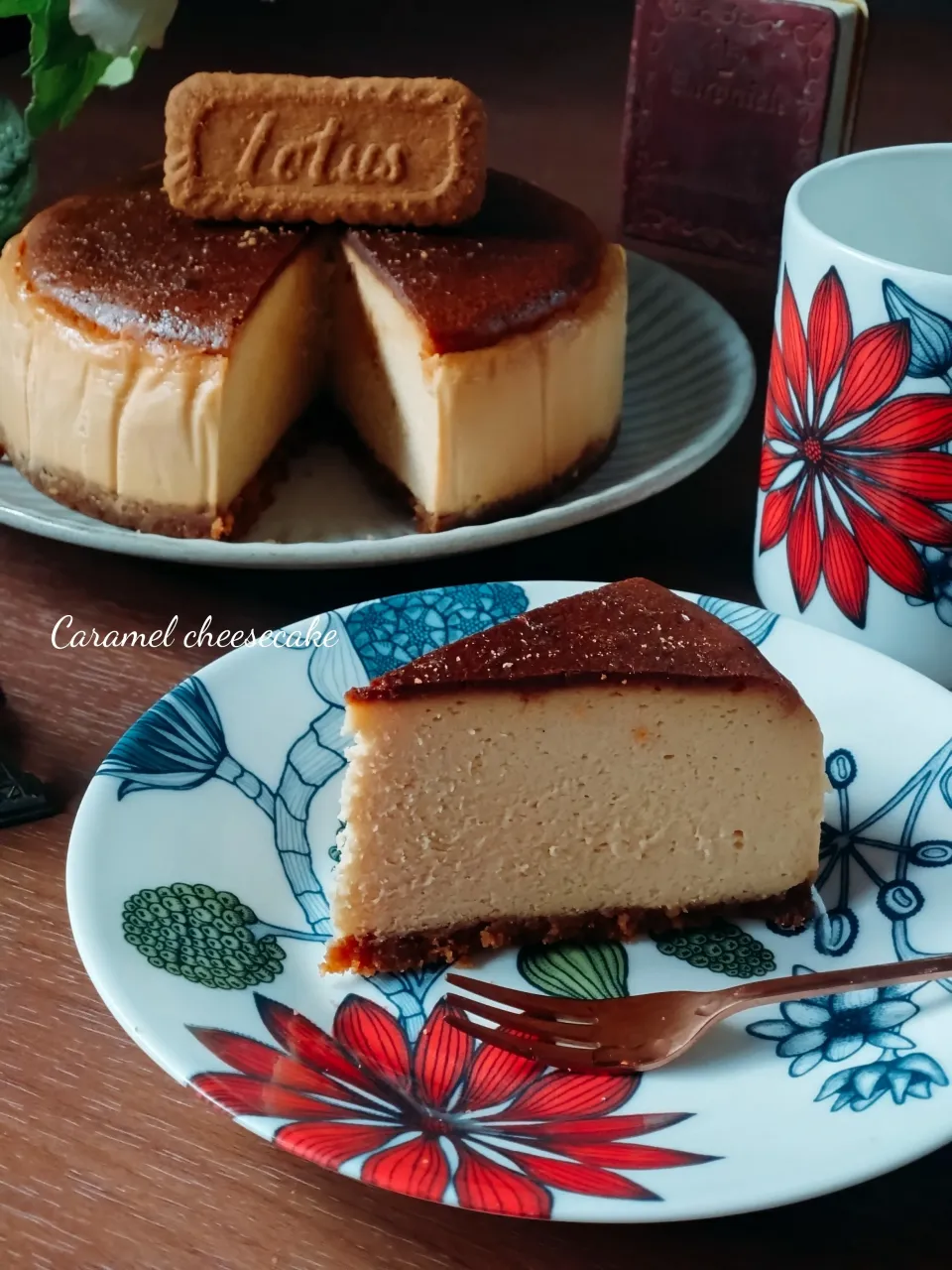 キャラメルチーズケーキ|B L U E 🍴さん