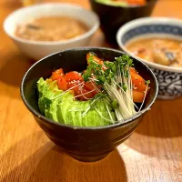 帆立ユッケ丼| いちごさん