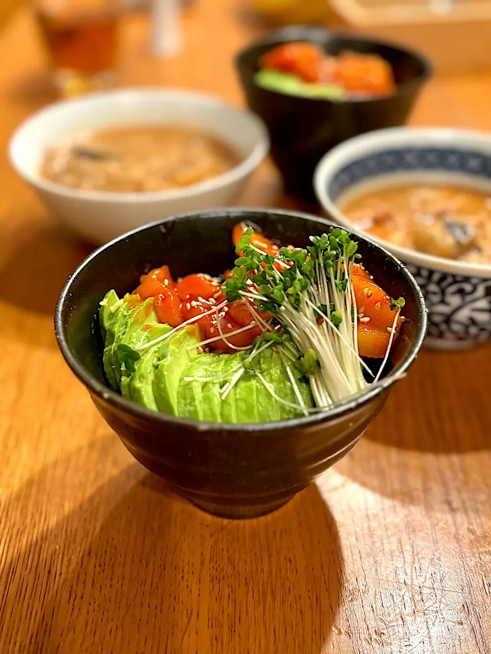 帆立ユッケ丼|いちごさん