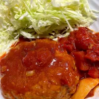 煮込みハンバーグな晩御飯| ちーさん
