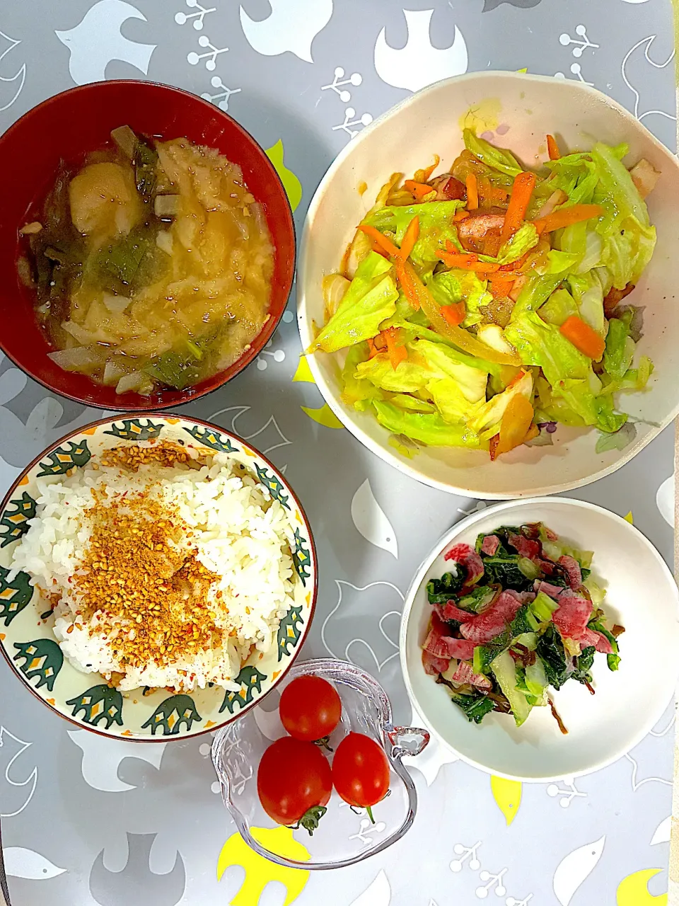 夕ごはん|太陽に向かってさん