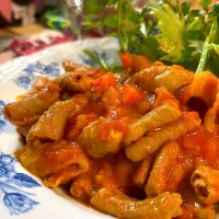 2週連続のモツのトマト煮|かおポンさん