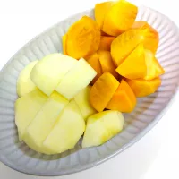 リンゴと柿| mamedaifukuさん