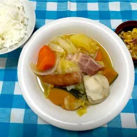 ポトフ、カボチャサラダ| jackybeanさん