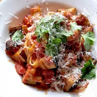 茄子とトマトのアラビアータ|keisukeさん