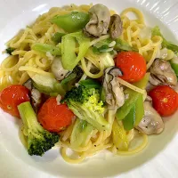 今シーズン初の牡蠣🦪のオイルもちもちパスタ🍝|keitanさん