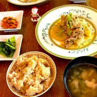 晩ごはん♯大根と豚肉のブレゼ♯志麻さんレシピ|小松菜さん