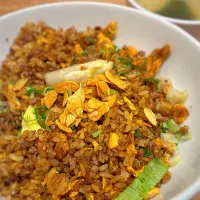 ひき肉レタスチャーハン|みゃ〜・はつさん
