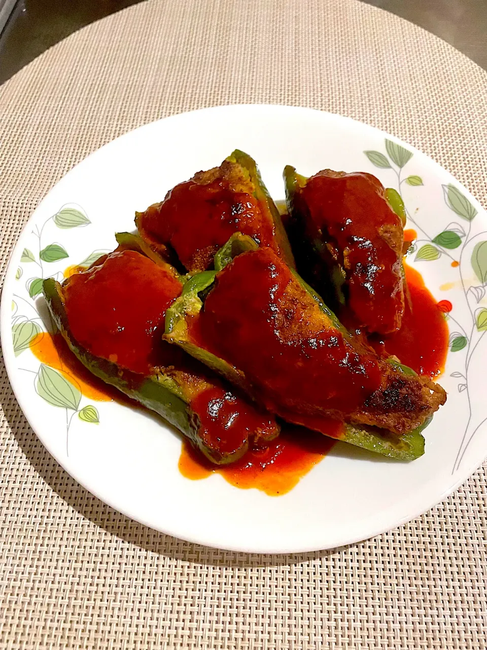 今夜はピーマンの肉詰め|めんちゃんさん