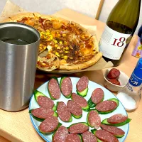 今宵の独り晩酌＆晩御飯|🐈⸒⸒⸒⸒つるのダンス🐈🐾さん