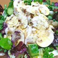 マッシュルームと７種のサラダ|はるみさん