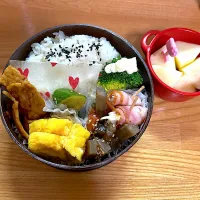 豚肉照り焼き🥚甘辛ごぼう　えのき🥓巻き　ピリ辛きゅうり|JKお弁当さん