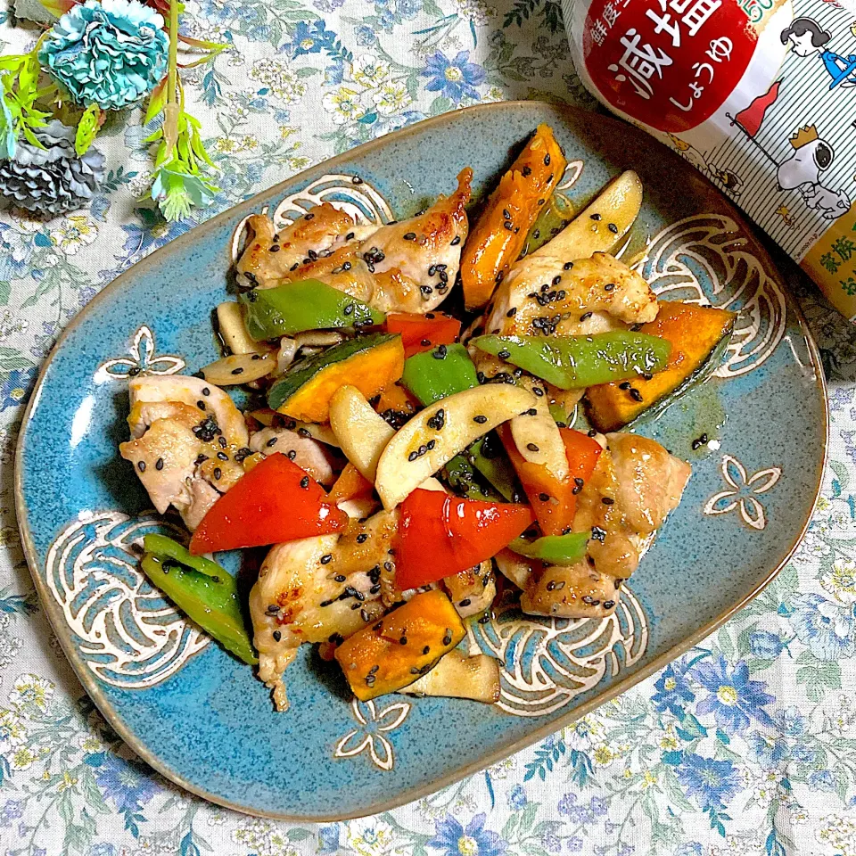 鶏肉と野菜の甘酢炒め✨|ringonamaさん