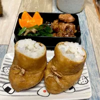 12/15ムートンブーツいなり弁当|みっこちゃんさん