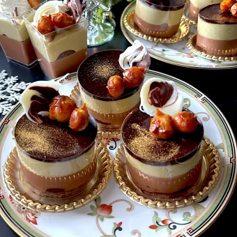 Snapdishの人気料理写真:ピスタチオショコラケーキ ~おまけ付き🎄