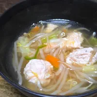 パパ作🥸軟骨入り鶏団子スープ|ぱんだのままんさん