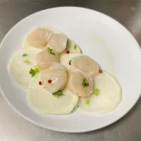 コカブとホタテのマリネ|ゆめみどりさん