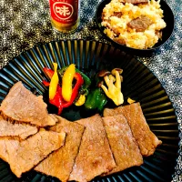 ビーフスパイス焼き＆ピラフ|ユミさん