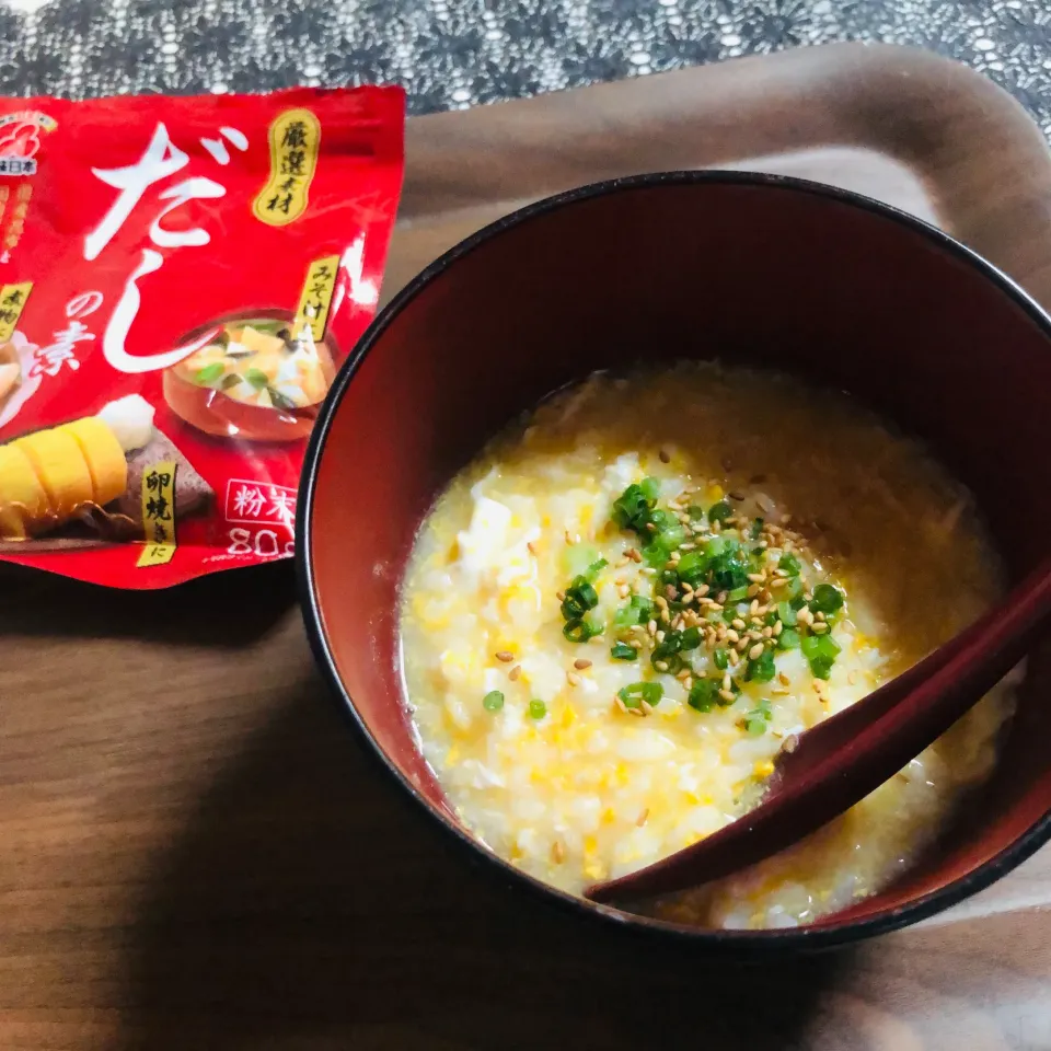 卵雑炊で朝ごはん|ユミさん