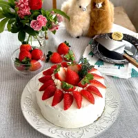 いちごのケーキ|Miki (^_−)−☆さん