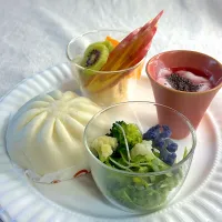 朝ごはんに少しだけサラダ|かっちゃん杉さん