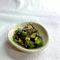 オクラの胡麻味噌和え|かっちゃん杉さん